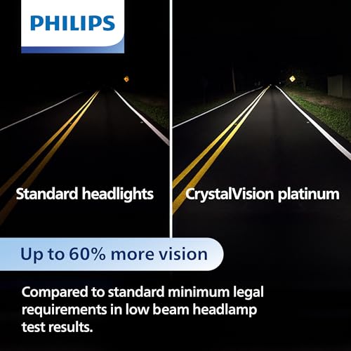 Philips automotive lighting CrystalVision Platinum 9005 Headlight Bulb, 2-Pack - Image 3