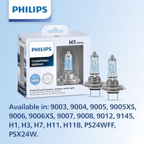 Philips automotive lighting H11 CrystalVision Platinum Headlight Bulb, 2-Pack - Image 5