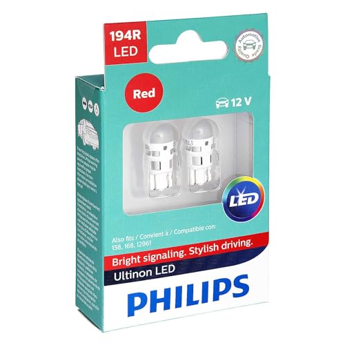 Philips automotive lighting Ultinon LED 194RLED Bulb, Red, 2 Pack - Image 3