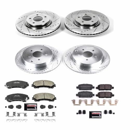 Power Stop Front And Rear Z23 Carbon Fiber Brake Kit K8006 - Image 2