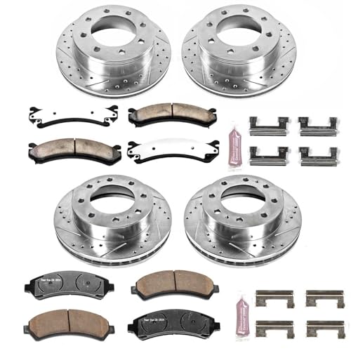 Power Stop Front & Rear Z36 Brake Pads Kit K2073-36 - Image 2