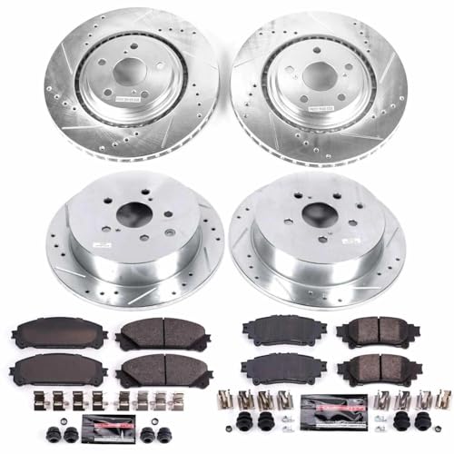 Power Stop K5828 Front & Rear Brake Kit For Lexus & Toyota - Image 2