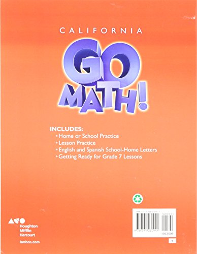 Practice Workbook Grade 6 (Houghton Mifflin Harcourt Go Math!) - Image 2