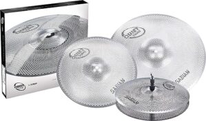 Sabian Quiet Tone Practice Cymbals Set Qtpc502