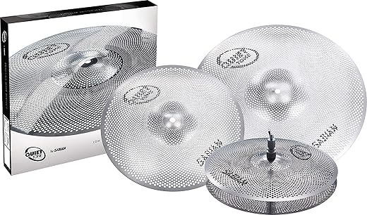 Sabian Quiet Tone Practice Cymbals Set Qtpc502