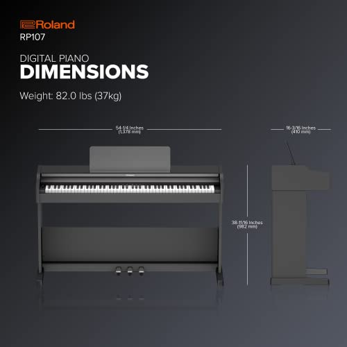 Roland RP107 Digital Piano: Compact, Affordable, Traditional Styling - Image 2