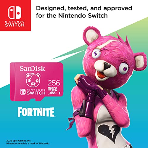 SanDisk SanDisk 256GB MicroSDXC Card Licensed For Nintendo Switch, Fortnite Edition - Image 3