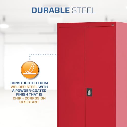 Sandusky Elite Garage Storage Cabinet, Steel, EA4R361872-01 - Image 4