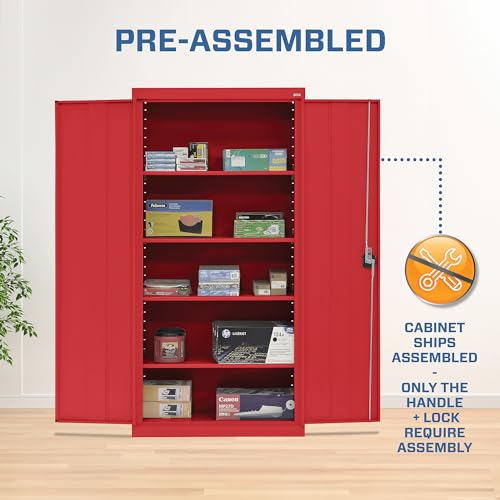 Sandusky Elite Garage Storage Cabinet, Steel, EA4R361872-01 - Image 5