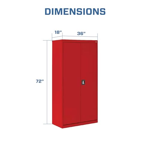 Sandusky Elite Garage Storage Cabinet, Steel, EA4R361872-01 - Image 2