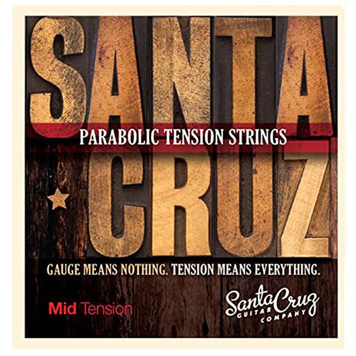 SANTA CRUZ Parabolic Tension Acoustic Guitar Strings Bundle - Image 2