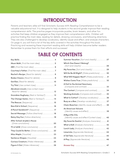 Scholastic Success With Reading Comprehension Grade 2 Workbook by Scholastic - Image 2