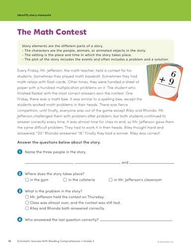 Scholastic Success With Reading Comprehension Grade 3 Workbook - Image 5