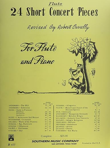 Short Concert Pieces for Flute & Piano