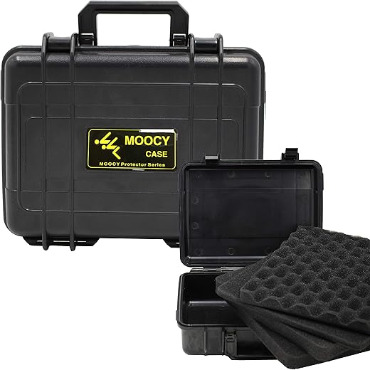 MOOCY Small Hard Case With Foam Insert