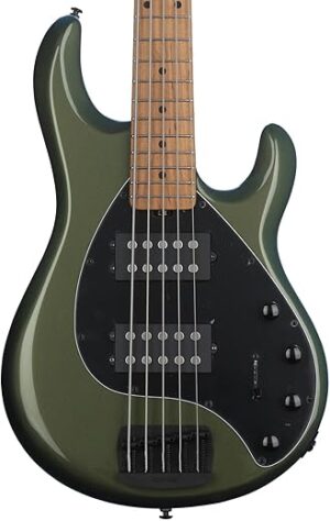 Ernie Ball Music Man Special 5 HH Bass Guitar – Emerald Iris