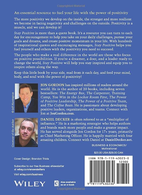 Stay Positive: Encouraging Quotes And Messages To Fuel Your Life With Positive Energy By Jon Gordon - Image 2