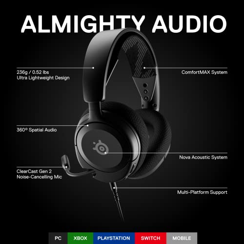 SteelSeries SteelSeries Arctis Nova 1 Multi-System Gaming Headset - Image 2