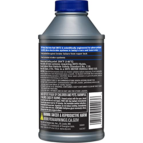 STP STP Dot 3 Heavy Duty Brake Fluid, 12 Oz - Image 2