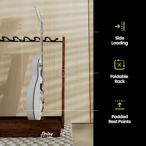 String Swing Guitar Stand 2 Pack, Multi Guitar Rack - Image 4