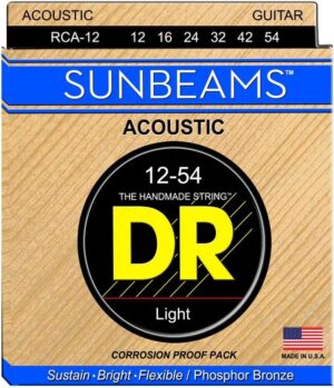 DR Strings Sunbeam Phosphor Bronze Acoustic 12-54