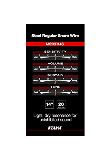 Tama Snappy Snare 14" 20 Strands (MS20SN14S) - Image 3