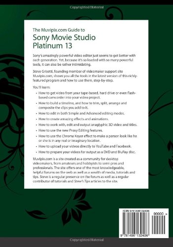 The Muvipix.com Guide To Sony Movie Studio Platinum 13: The Tools, And How To Use Them, To Make Movies On Your Personal Computer With Sony's Amazing Video Editing Program - Image 2