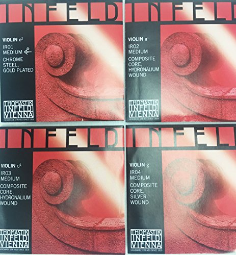 Thomastik Red 4/4 Violin String Set - Medium - Image 5