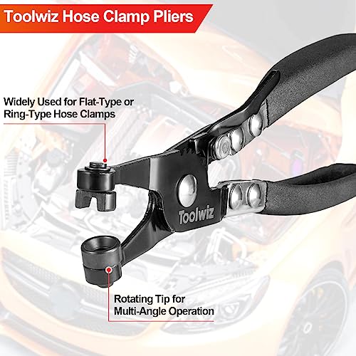 Toolwiz Heavy Duty Hose Clamp Pliers Tool - Image 4