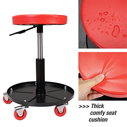 Torin Heavy Duty Rolling Pneumatic Creeper Seat - Image 5
