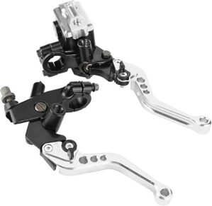 PACEWALKER Universal Motorcycle Handlebar Brake Master Cylinder Set
