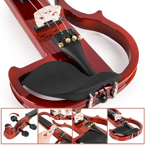 Vangoa Electric Violin 4/4 Full Size Silent - Image 5