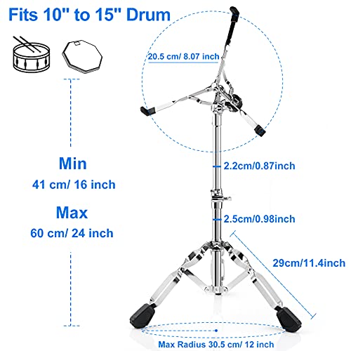 Vangoa Snare Drum Stand Double Braced Adjustable - Image 2