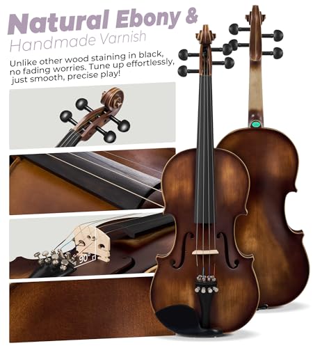 Vangoa Violin Sets - Complete Acoustic Fiddle Kits - Image 5