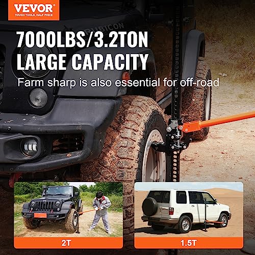 VEVOR 48" High Lift Farm Jack, 7000 Lbs Capacity - Image 2