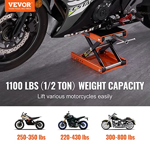 VEVOR Motorcycle Lift, 1100 LBS Scissor Jack - Image 2