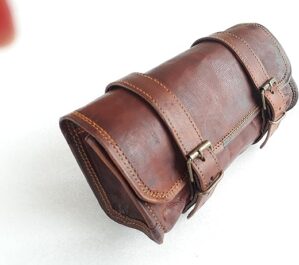 vintage crafts Vintage Motorcycle Leather Tool Bag – Brown