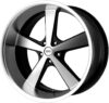 American Racing Vintage VN701 22X9 5X5.0 G-BLK MACH 15MM