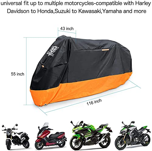 XYZCTEM Motorcycle Cover – All Season Waterproof - Image 5