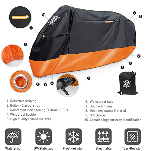 XYZCTEM Motorcycle Cover – All Season Waterproof - Image 2