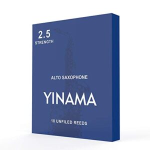 Yinama Alto Saxophone Reeds Strength 2.5