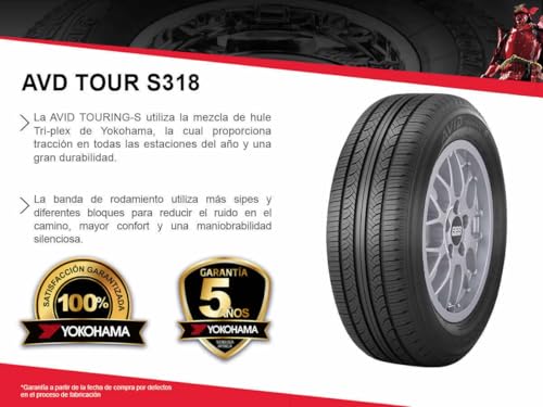 Yokohama AVID Touring-S All Season Radial Tire-P205/60R15 90T - Image 5