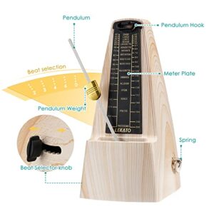 LEKATO Mechanical Metronome For Piano Guitar Drum