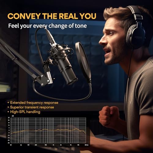 MAONO XLR Condenser Microphone, Professional Cardioid Mic (PM320S) - Image 4