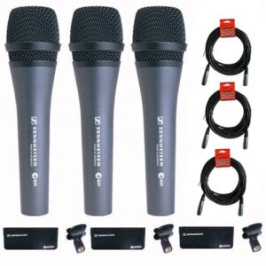 Sennheiser E 835 Dynamic Vocal Stage Microphone Bundle