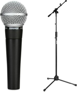Shure SM58 Vocal Microphone Kit - Cardioid Dynamic Mic