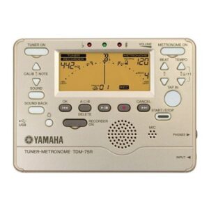 YAMAHA Tuner & Metronome With Recorder Tdm-75r