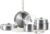 CAROTE 12pcs Stainless Steel Cookware Set With Detachable Handle