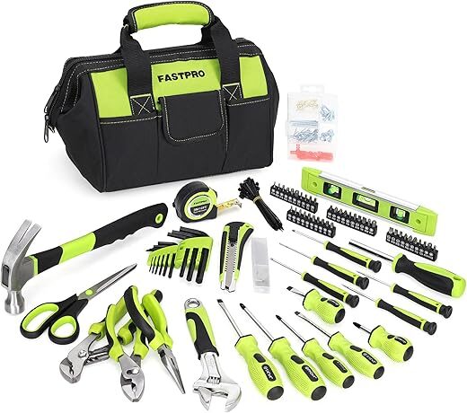 FASTPRO 220-Piece Home Tool Set with Bag
