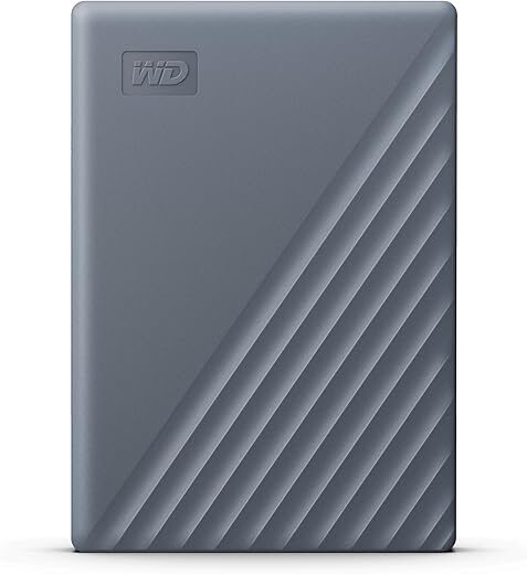 WD 2TB Portable Hard Drive, USB-C & USB-A